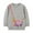 Gray, variant on Qingpeng Toddler Boys Girls Cotton Sweatshirt Crewneck Long Sleeves Cute Print Casual Loose Top Clothing