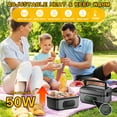 thumbnail image 5 of 1.6L Electric Lunch Box - Self Heating, Battery Powered (21000mAh) for Adults at Work or Travel, 5 of 9