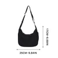 thumbnail image 3 of Bolso bandolera de nailon para mujer,bolso de hombro cruzado,bolso de media luna,bolso pequeño y versátil,bolso compacto para el día a día,ideal para ir al trabajo o de compras.Artículos, 3 of 7