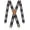 Grid, variant on Men’s Heavy Duty X- Back Suspenders-Adjustable Size, Long & Elastic Braces