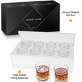 thumbnail image 3 of Vasos para whisky QUMMFA Crystal Old Fashioned, 325 ml, juego de 8, 3 of 8