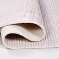 thumbnail image 5 of Beige Modern Acrylic Area Rugs for Living Room Jacquard Textured Modern Rugs Soft Geometric Rug for Bedroom Mid Century Washable Rug Non-Slip Bohemian Perfect for Dining Room Office, 5 of 6