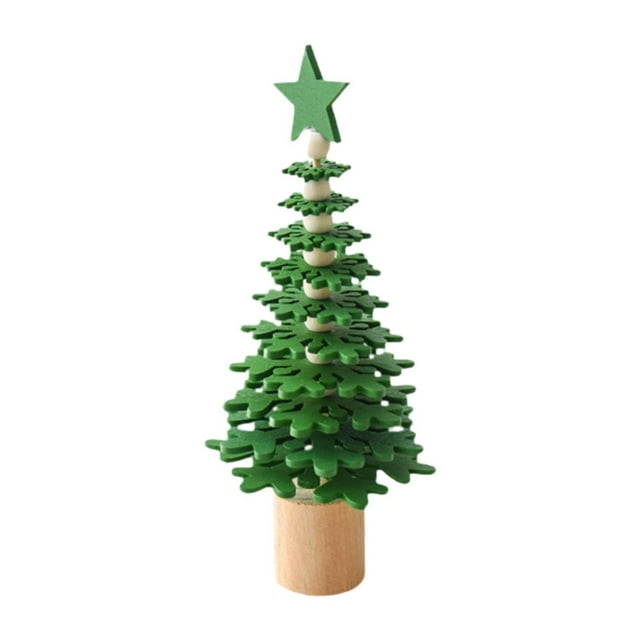 Adorno de mesa de Navidad Macarena de madera 18,5 cm x 8 cm