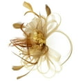 thumbnail image 4 of Hemlock Christmas Headbands for Women, Hats for Women Fascinators Womens Flower Hat for Tea Party Cocktail Ball Wedding Church, Gold, 4 of 8