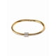 thumbnail image 2 of Brazalete estilo simple ronda dorado con brillos, 2 of 7