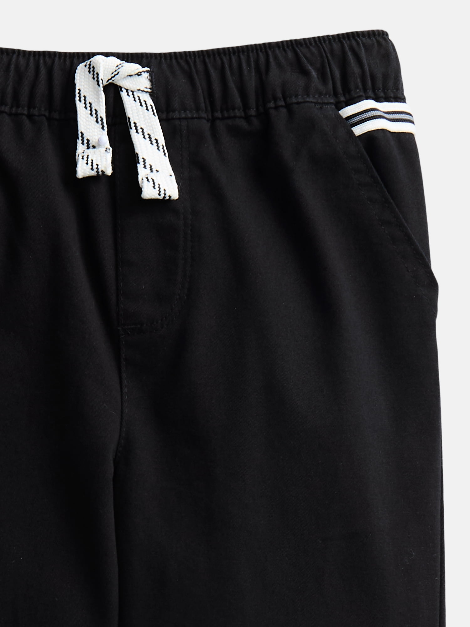 Wonder Nation Toddler Boys Woven Cotton Joggers, Sizes 18M-5T