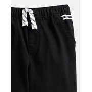 Wonder Nation Toddler Boys Woven Cotton Joggers, Sizes 18M-5T