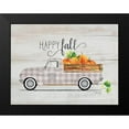 thumbnail image 2 of Rae, Marla 18x15 Black Modern Framed Museum Art Print Titled - Happy Fall Vintage Truck, 2 of 5