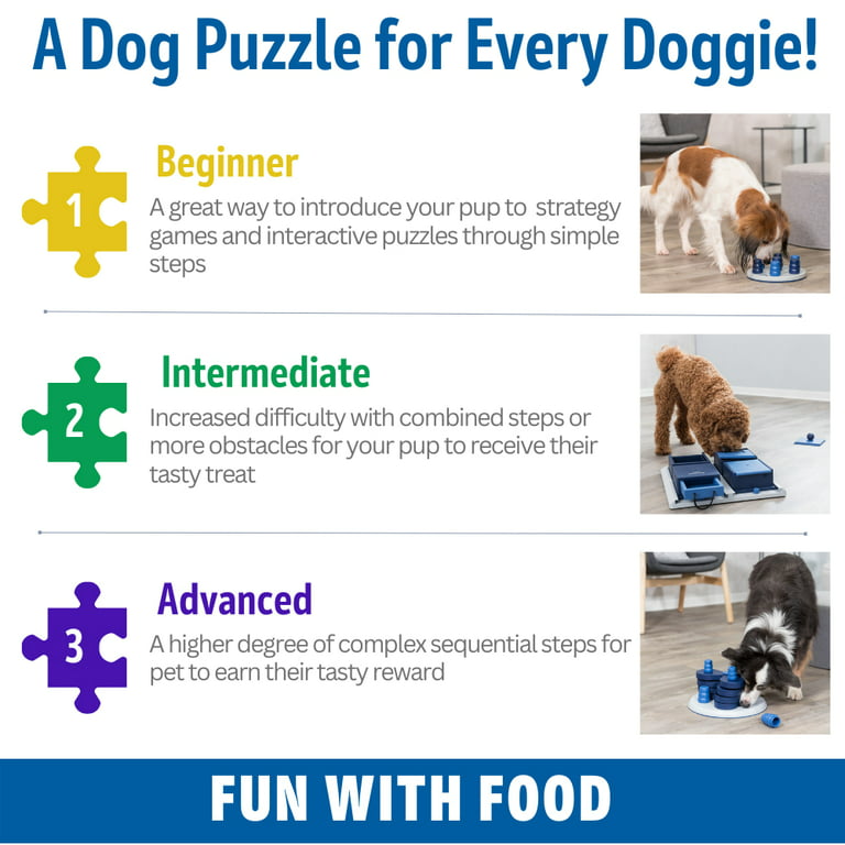 TRIXIE Dog Activity Mini Mover Strategy Game, Level 2 Dog Puzzle
