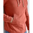 thumbnail image 6 of Hanes Men's Originals Hoodie Lightweight Hooded Sweatshirt Henley Collar Sizes S-3XL, 6 of 7