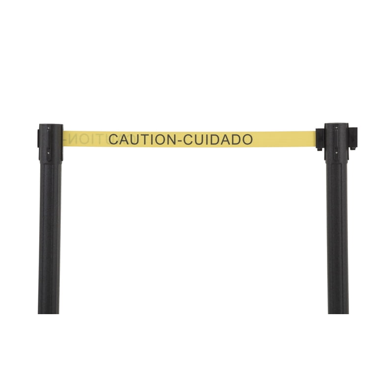 US Weight Sentry Crowd Control Barriers (2-Pack) – Heavy 15lb Base, Retractable Belt, Easy Snap Assembly