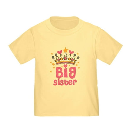 

CafePress - Big Sister T Shirt - Cute Toddler T-Shirt 100% Cotton