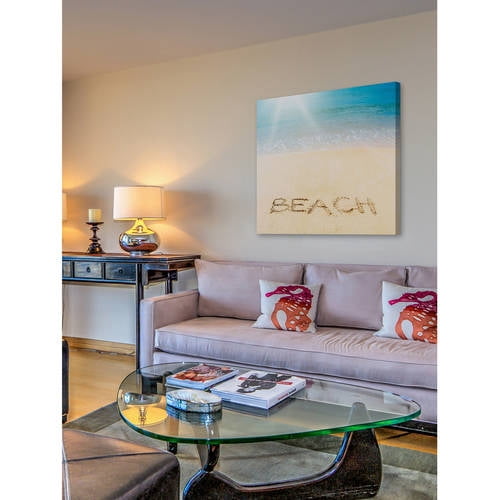 Marmont Hill "Sandy Beach" Painting Print on Wrapped Canvas