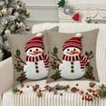 thumbnail image 5 of Wovilon Christmas Pillow Cover Festival Decoration Sofa Decoration Linen Pillow, 5 of 6