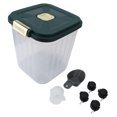 thumbnail image 2 of Contenant de Rangement pour Riz avec Roues Universelles, Bac pour Denrées Sèches en Matériau PP de Qualité Alimentaire Sécuritaire, Isolation de la Poussière et de l'Humidité, Contenant Hermétique de Grande Capacité pour Nourriture pour Chien pour Riz, 2 of 7