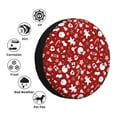 thumbnail image 4 of Naloa Red Christmas Cheer. PVC Leather Spare Tire Wheel Cover Spare Tire Cover, for Car Truck SUV Camper Trailer Universal Fit(14-17in)-17 inch, 4 of 6