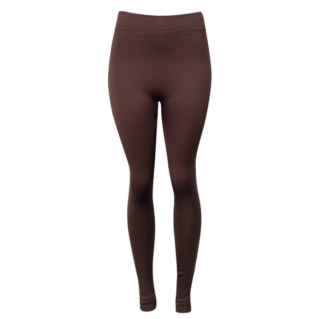 LAVRA Leggings Doublés en Molleton pour Femmes, Taille Unique, Pleine Longueur