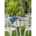 thumbnail image 3 of Outdoor Tablecloth with Umbrella Hole for Patio/Picnic/Party/Camping, Farmhouse Dandelion Waterproof Table Cloth Round Cover Washable, Spring Modern Country Flower Black Beige (Dia 60"), 3 of 8