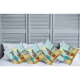 thumbnail image 2 of Ambesonne African Throw Pillow Cover 4 Pack, Girls, 18", Multicolor, 2 of 5