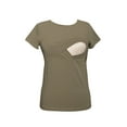thumbnail image 5 of LVMA2500 - 100% premium Cotton - Women Nursing Maternity T-Shirt, 5 of 9