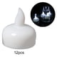 thumbnail image 4 of Paquete de 12 velas flotantes LED con pilas, parpadeantes, impermeables, sin llama, para decoración de fiestas navideñas, spas y piscinas. Blanco frio, 4 of 9