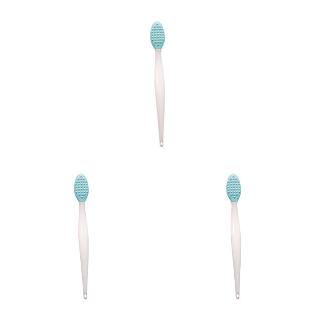 Seitruly Cepillo de espinillas para la nariz Cepillo de silicona para la nariz Herramienta exfoliante facial de doble cara elástica, azul Type1 NO1