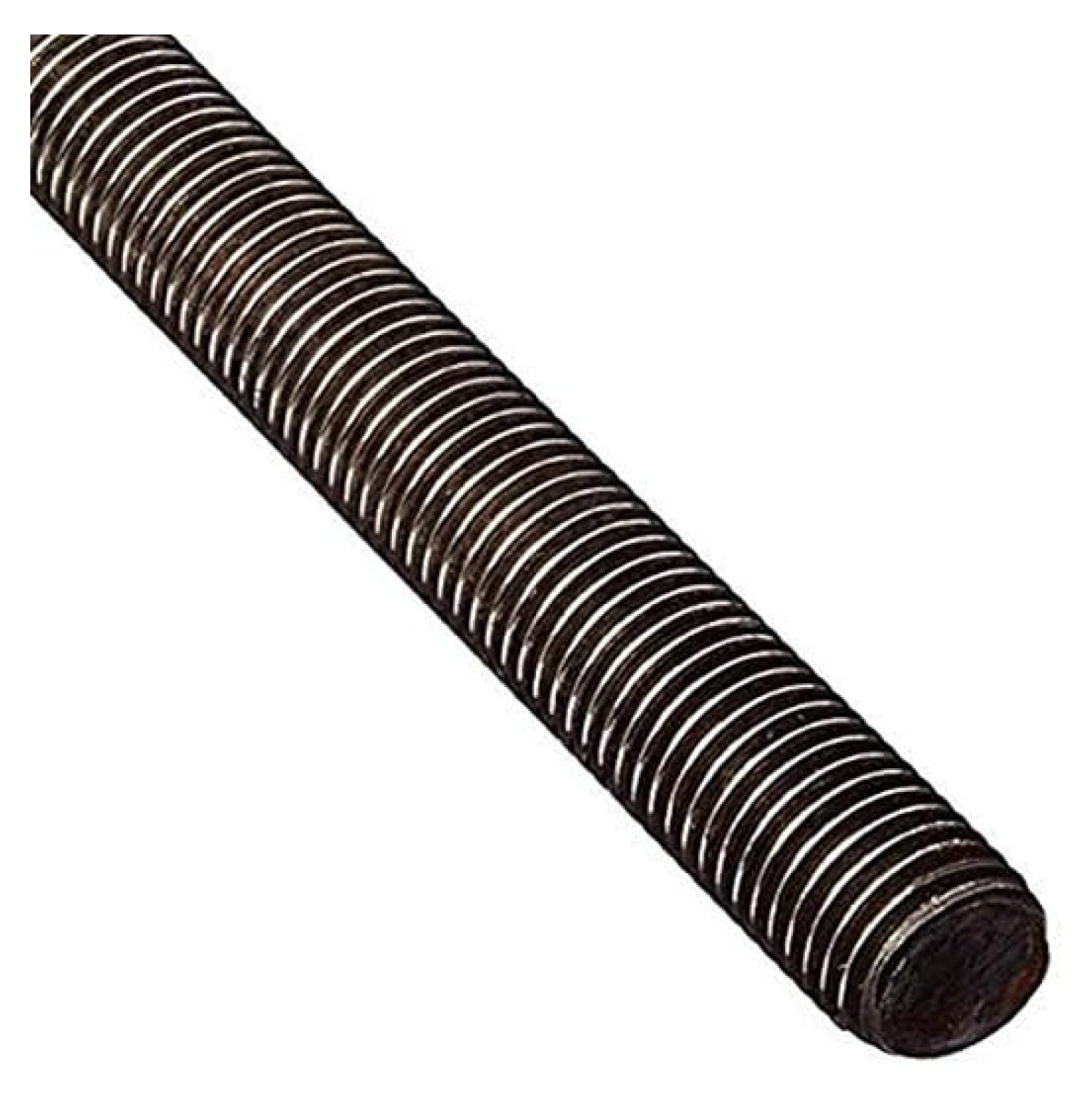Alloy Steel Fully Threaded Rod, Meets A193 Grade B7, 1"-8 Thread Size, 36" Length, Right Hand Threads