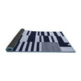 thumbnail image 2 of Ahgly Company Indoor Round Abstract Blue Contemporary Area Rugs, 3' Round, 2 of 4