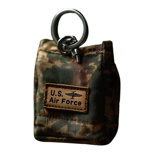 Binwennn Mini Keychain Backpack With Carabiner Clip – Portable Key Organizer Holder Small EDC Pouch For Keys And Mini Accessories – Durable Nylon Fabric Lightweight Key Hanging Tables from Ceiling