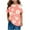 Pink A, variant on WRKEKC Girls T-Shirts, Summer Tops for Girls, Girls' Summer Round Neck Floral Print Trendy Short Sleeve Comfortable T-Shirts