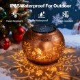 thumbnail image 2 of Lnsyhouse Hummingbird Solar Lanterns Outdoor, Waterproof 2-pack, Retro Metal Garden Lights for Patio Lawn Yard, Indoor/Outdoor Decor, 2 of 9