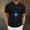 Black, variant on COSFO Golf Polos Shirts for Men Short Sleeve Cross Waffle Graphic Tees Summer Pullover Collared Vintage Slim Fit Tops