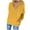 Yellow, variant on LEAVINGSUO Women's Sweatshirt Hoodie Fall Winter Fashion Casual,Women's Casual Color Hooded Pocket Long Sleeved Sweater Jacket