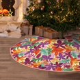 thumbnail image 5 of Bingfone Christmas Tree Skirt Mat Christmas Decoration Interior 48" -Maple Leaves, 5 of 6