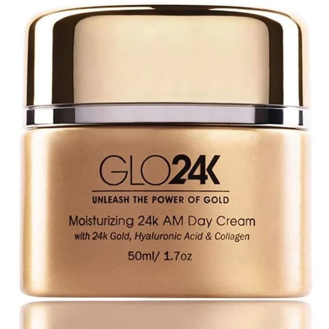 Crema Con Oro de 24k 50ml GLO24K Para Día Hidratante