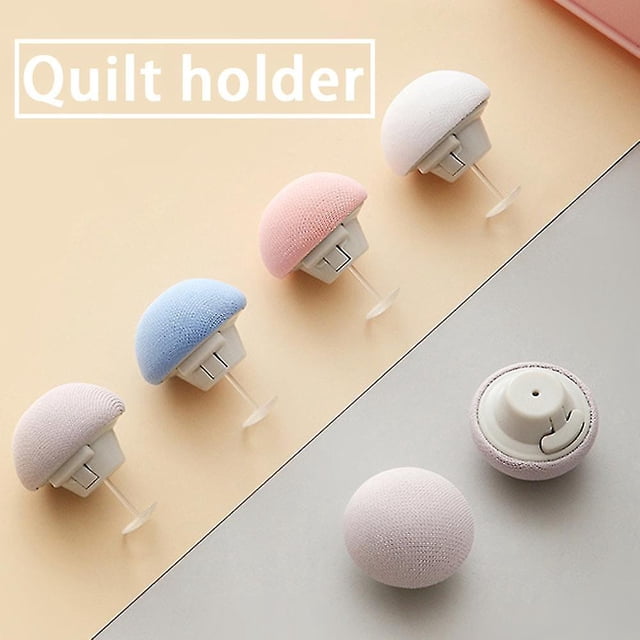 8Pcs Clip de fijación para funda de edredón, pinza a presión, soporte de sujeción para edredón de cama