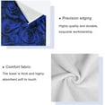 thumbnail image 3 of Coolnut 3 PCS Towel Blue Roses Cotton Bath Towel Set (1 Bath Towel, 1 Hand Towel, 1 Washcloth) for Bathroom, Super Soft and Quick Dry Towels, 3 of 6