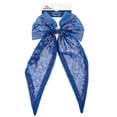 thumbnail image 2 of Way to Celebrate Americana Patriotic Paisley Print Hair Bow, 2 of 4