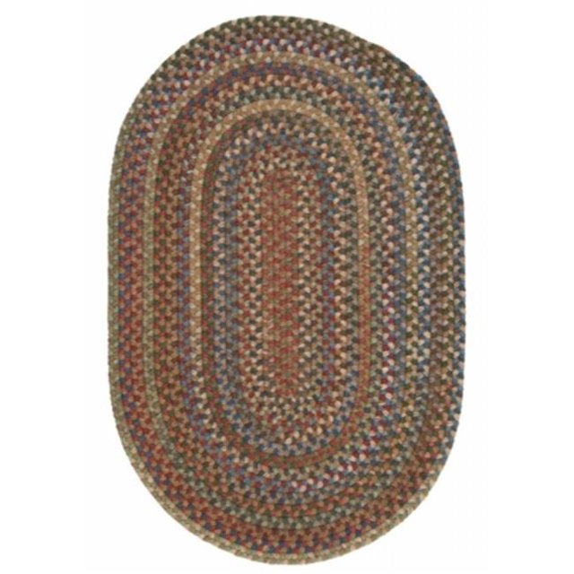 Colonial Mills Rug OH48R036X060 Oak Harbour - Dusk 3 ft. x 5 ft. Braided Rug