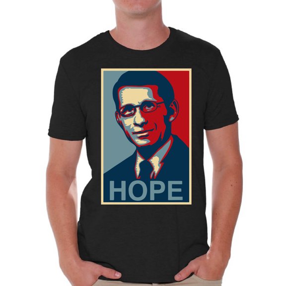 Awkward Styles Fauci T Shirt for Men Hope Shirts Dr Anthony Tee Shirt Tops for Men Team Fauci Men's Shirts