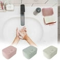 thumbnail image 3 of Kraoden Plastic Bar Soap Holder, Portable Travel Soap Container with Removable Drainers, Leakproof Soap Box Soap Case Soap Dish with Cover for Bathroom Shower Home Outdoor Camping Travel, 3 of 3