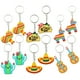 thumbnail image 1 of 24 llaveros mexicanos con temática de fiesta, bolsas de regalo, adornos colgantes, 1 of 7