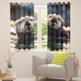 thumbnail image 2 of jejeloiu Ocean Sea Otter Blackout Curtains Set of 2 (52x84 Each),Cute Cartoon Animal Window Curtains,Kawaii Sealife Curtains and Drapes For Boys Kids,Ultra Soft Home Decor, 2 of 6