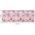 thumbnail image 7 of Pink Princess Castle Pattern Kitchen Rug Mat,Kitchen Runner Rugs Non Skid Washable,Decorative Kitchen Floor Mats for Kitchen,Sink,Laundry,17"x47.2", 7 of 7