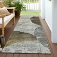 thumbnail image 6 of Addison Rugs Chantille Indoor/Outdoor Transitional Floral Gray Washable Runner Rug, 2'3" x 7'6", 6 of 6