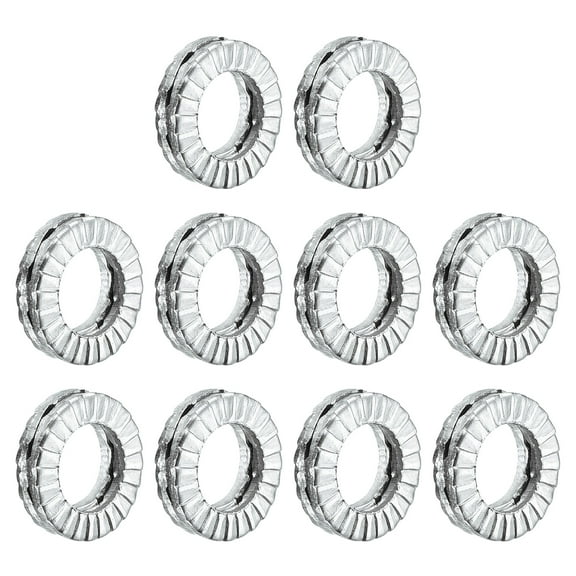 Wedge Locking Washers for M5 Bolts, 10 Pack 304 Stainless Steel Washers