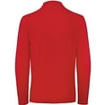 thumbnail image 2 of B&C ID.001 Mens Long Sleeve Polo, 2 of 3