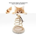 thumbnail image 4 of Divertido gato Teaser espiral lechón leopardo primavera peludo mascota ratón juguete, 4 of 8