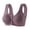 Purple, variant on Fsqjgq Womens Underwear Push Up Bras for Women Bras No Underwire Full Support Front Closure Cotton Bras Comfort No Underwire Bra Plus Size Wireless Bra Nipple Covers Padded Nursing Bras Lingerie