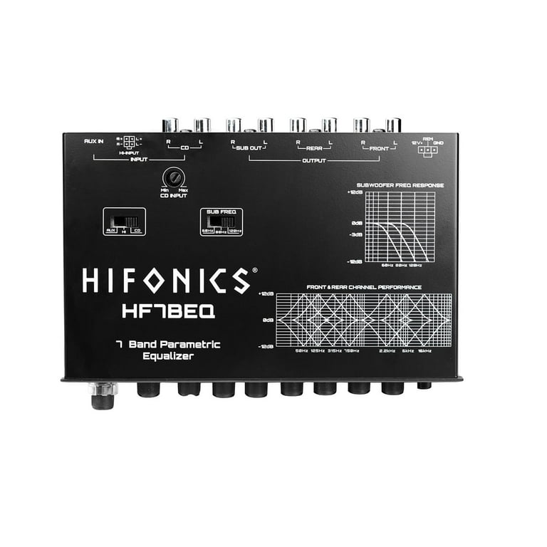 Hifonics HF7BEQ 7-Band Parametric Equalizer - Walmart.com